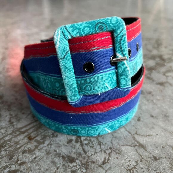 Vintage ASTOR Germany Women\'s Red and Blue Belt main image 9
